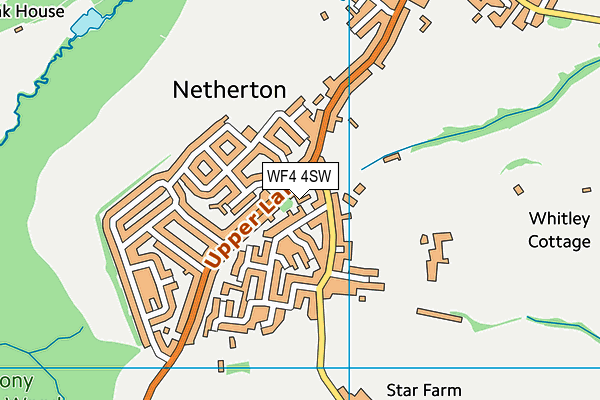 WF4 4SW map - OS VectorMap District (Ordnance Survey)