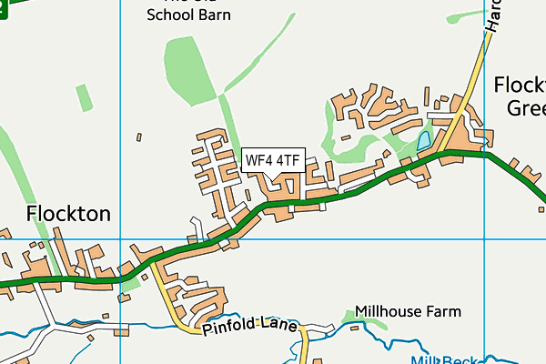 WF4 4TF map - OS VectorMap District (Ordnance Survey)