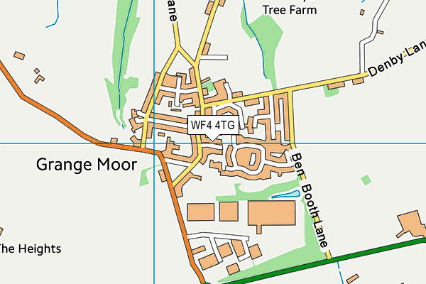 WF4 4TG map - OS VectorMap District (Ordnance Survey)