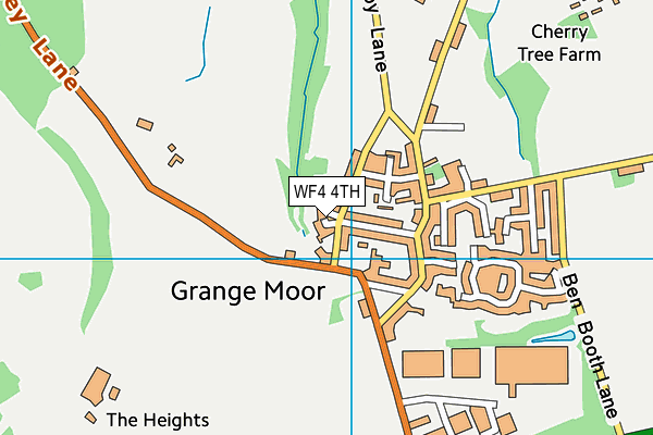 WF4 4TH map - OS VectorMap District (Ordnance Survey)