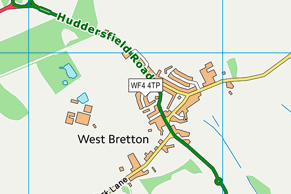 WF4 4TP map - OS VectorMap District (Ordnance Survey)