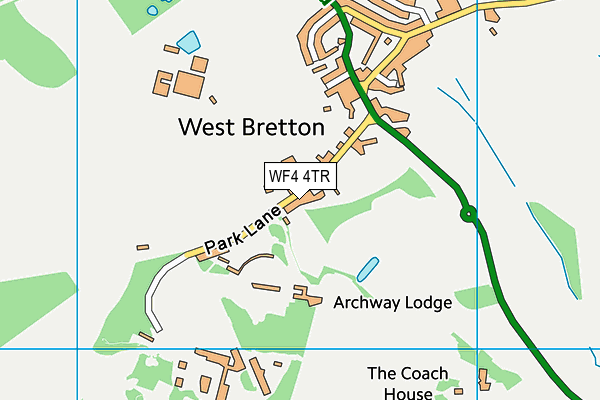 WF4 4TR map - OS VectorMap District (Ordnance Survey)