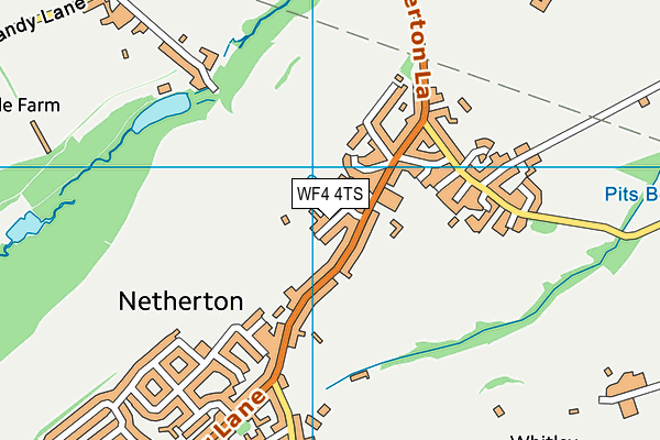 WF4 4TS map - OS VectorMap District (Ordnance Survey)