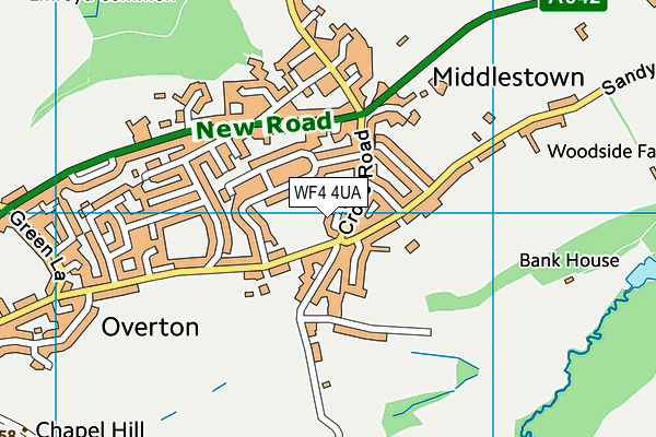 WF4 4UA map - OS VectorMap District (Ordnance Survey)