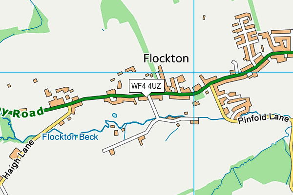 WF4 4UZ map - OS VectorMap District (Ordnance Survey)