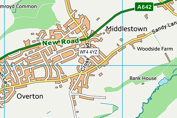 WF4 4YZ map - OS VectorMap District (Ordnance Survey)