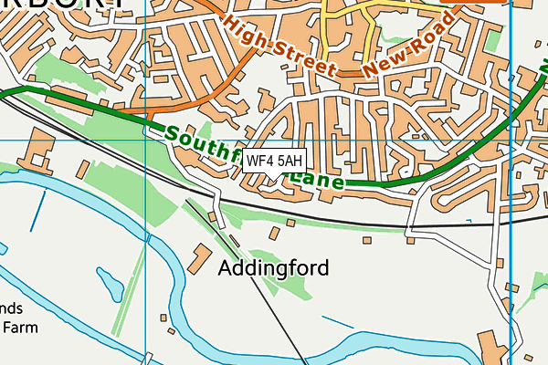 WF4 5AH map - OS VectorMap District (Ordnance Survey)