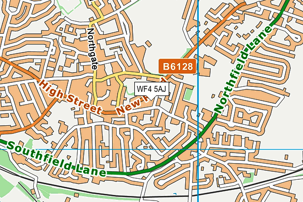 WF4 5AJ map - OS VectorMap District (Ordnance Survey)