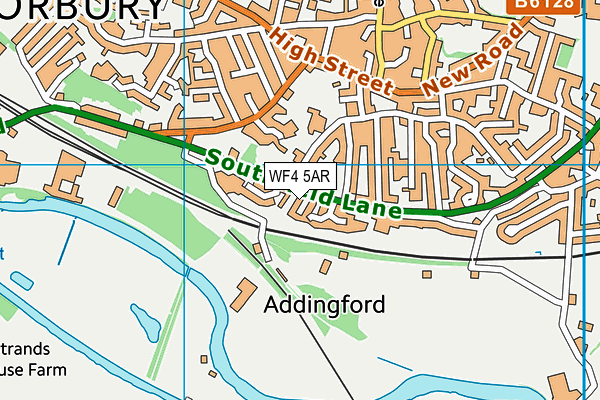 WF4 5AR map - OS VectorMap District (Ordnance Survey)