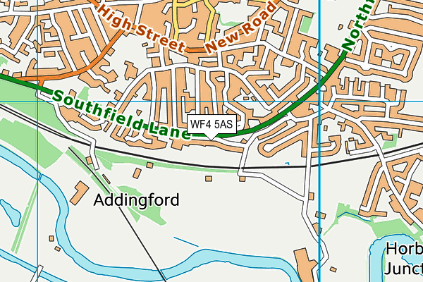 WF4 5AS map - OS VectorMap District (Ordnance Survey)