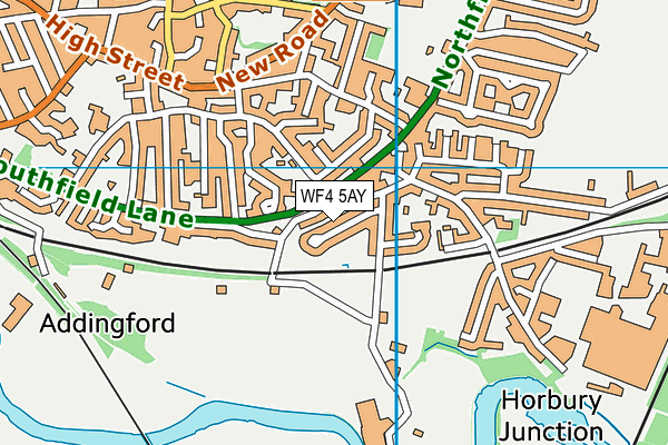WF4 5AY map - OS VectorMap District (Ordnance Survey)