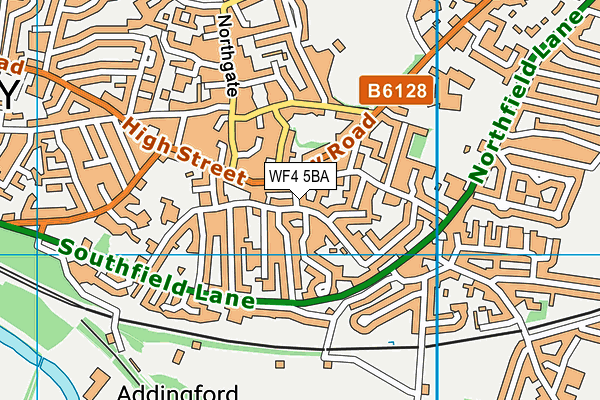 WF4 5BA map - OS VectorMap District (Ordnance Survey)