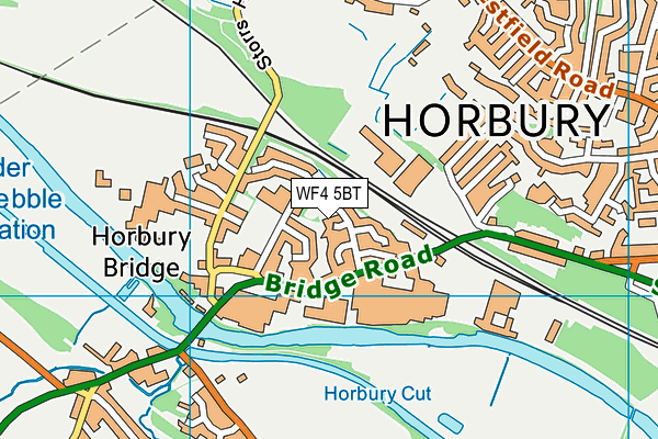 WF4 5BT map - OS VectorMap District (Ordnance Survey)