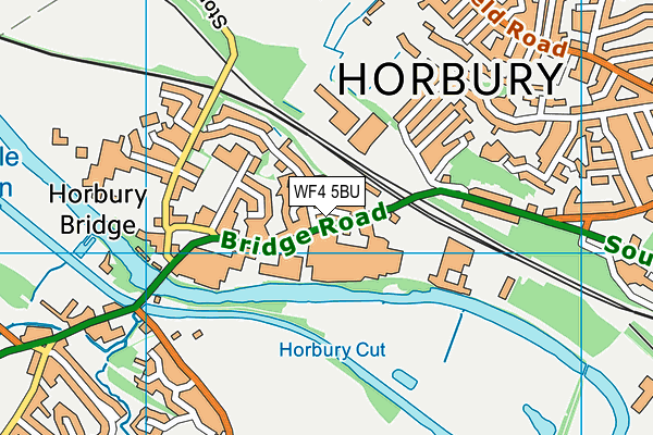 WF4 5BU map - OS VectorMap District (Ordnance Survey)