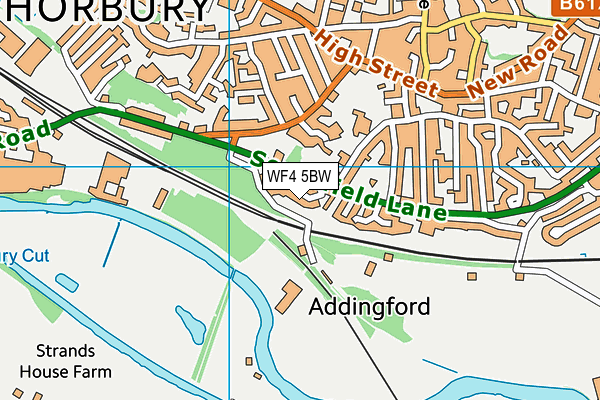 WF4 5BW map - OS VectorMap District (Ordnance Survey)