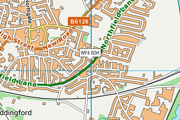 WF4 5DH map - OS VectorMap District (Ordnance Survey)