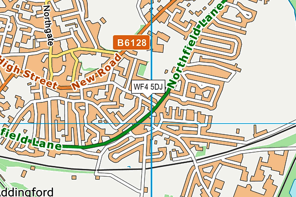 WF4 5DJ map - OS VectorMap District (Ordnance Survey)