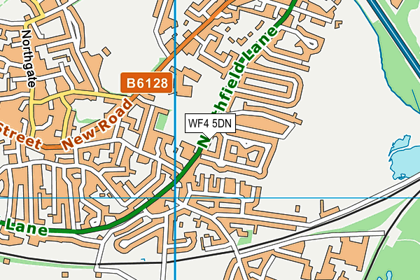 WF4 5DN map - OS VectorMap District (Ordnance Survey)