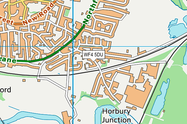 WF4 5DU map - OS VectorMap District (Ordnance Survey)