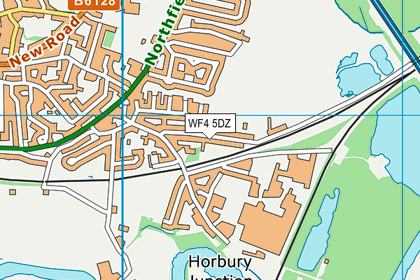 WF4 5DZ map - OS VectorMap District (Ordnance Survey)