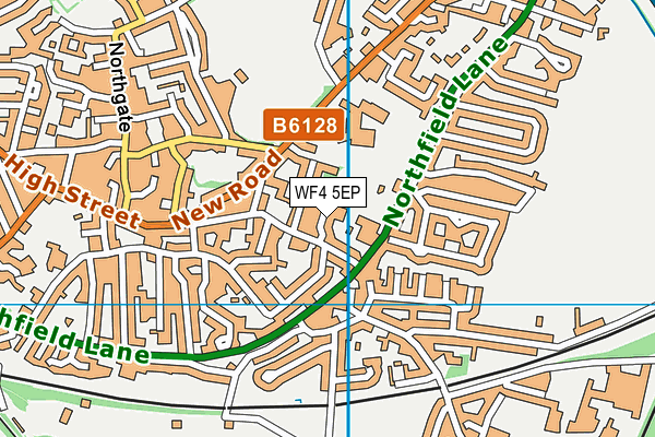 WF4 5EP map - OS VectorMap District (Ordnance Survey)