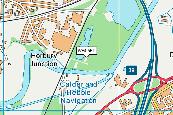 WF4 5ET map - OS VectorMap District (Ordnance Survey)
