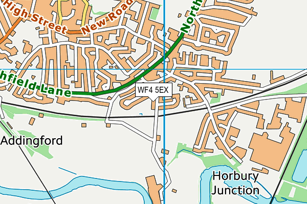 WF4 5EX map - OS VectorMap District (Ordnance Survey)