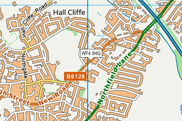 WF4 5HG map - OS VectorMap District (Ordnance Survey)