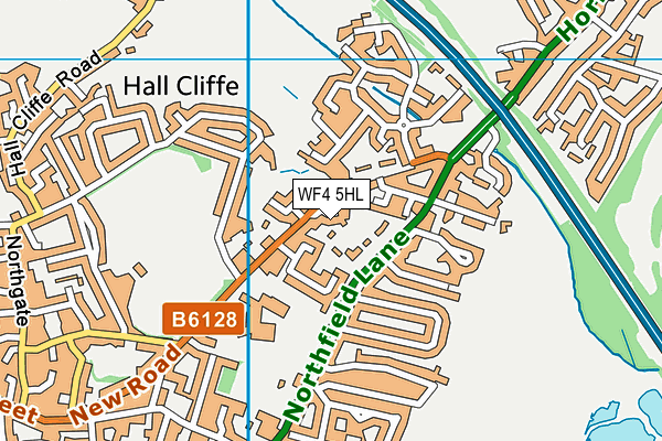 WF4 5HL map - OS VectorMap District (Ordnance Survey)