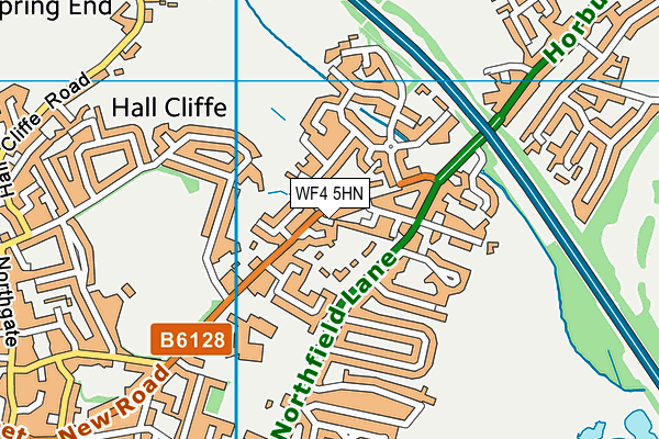 WF4 5HN map - OS VectorMap District (Ordnance Survey)