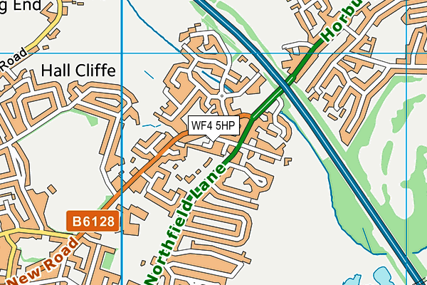 WF4 5HP map - OS VectorMap District (Ordnance Survey)