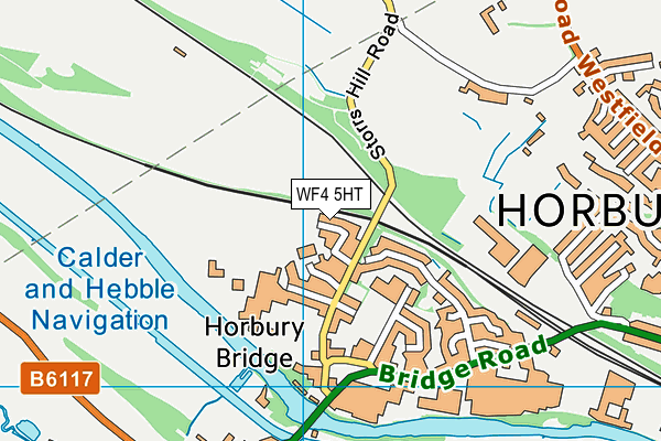 WF4 5HT map - OS VectorMap District (Ordnance Survey)