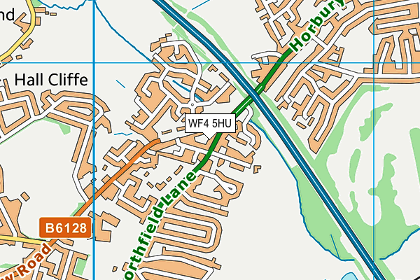 WF4 5HU map - OS VectorMap District (Ordnance Survey)