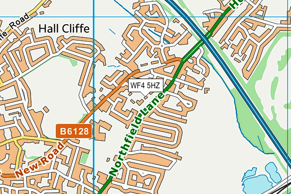 WF4 5HZ map - OS VectorMap District (Ordnance Survey)