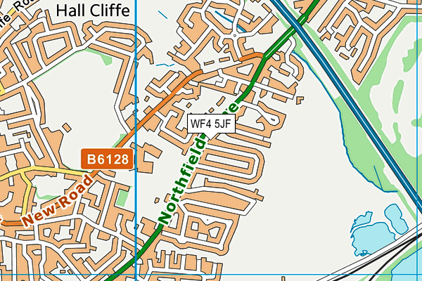 WF4 5JF map - OS VectorMap District (Ordnance Survey)