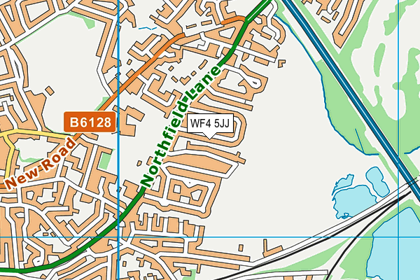 WF4 5JJ map - OS VectorMap District (Ordnance Survey)