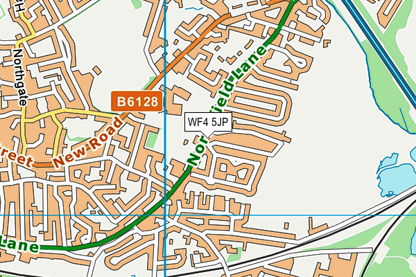 WF4 5JP map - OS VectorMap District (Ordnance Survey)