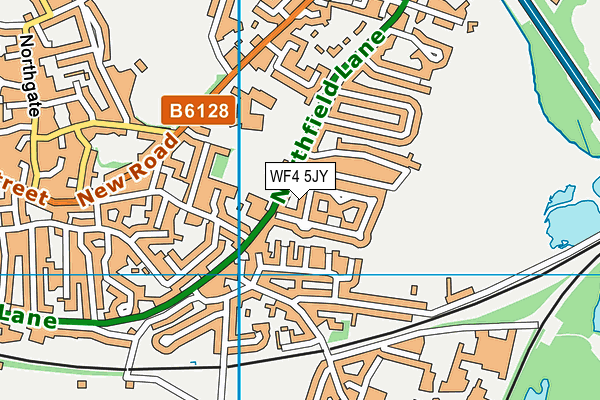 WF4 5JY map - OS VectorMap District (Ordnance Survey)