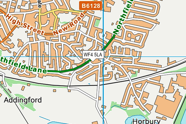 WF4 5LA map - OS VectorMap District (Ordnance Survey)