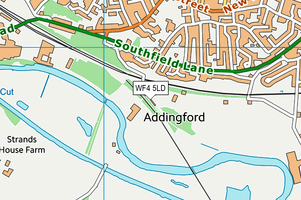 WF4 5LD map - OS VectorMap District (Ordnance Survey)