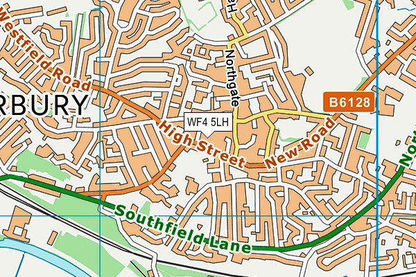 WF4 5LH map - OS VectorMap District (Ordnance Survey)