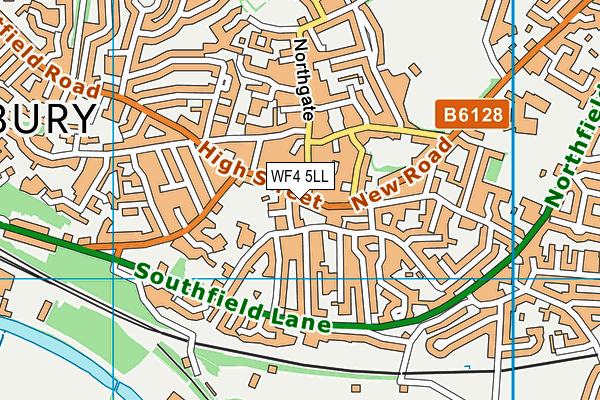 WF4 5LL map - OS VectorMap District (Ordnance Survey)