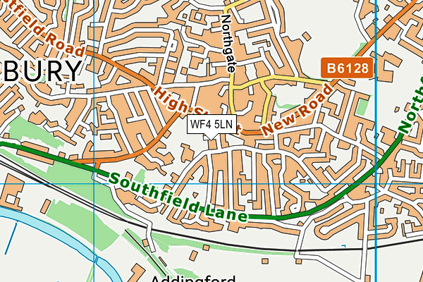 WF4 5LN map - OS VectorMap District (Ordnance Survey)