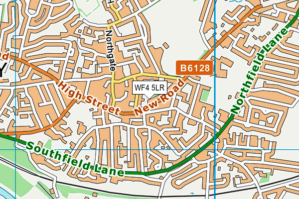 WF4 5LR map - OS VectorMap District (Ordnance Survey)