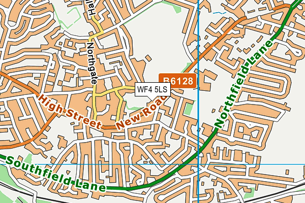 WF4 5LS map - OS VectorMap District (Ordnance Survey)
