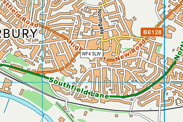 WF4 5LW map - OS VectorMap District (Ordnance Survey)
