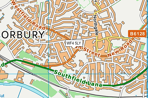 WF4 5LY map - OS VectorMap District (Ordnance Survey)