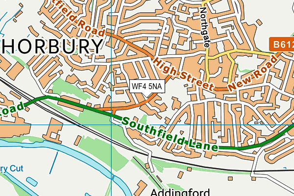 WF4 5NA map - OS VectorMap District (Ordnance Survey)