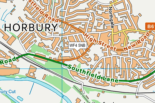 WF4 5NB map - OS VectorMap District (Ordnance Survey)