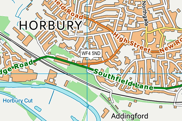 WF4 5ND map - OS VectorMap District (Ordnance Survey)